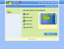 Tablet Screenshot of mymapblog.com